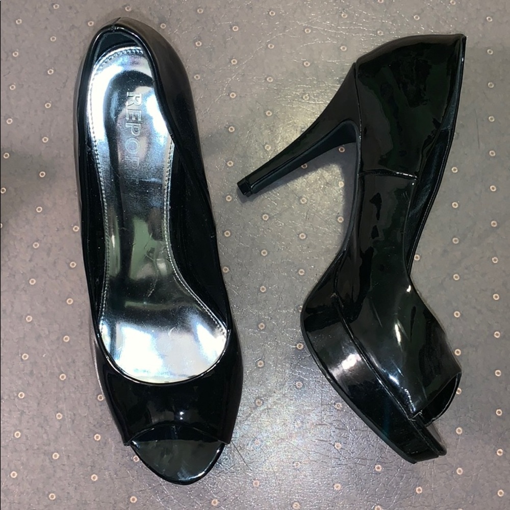 Report patent leather stilettos